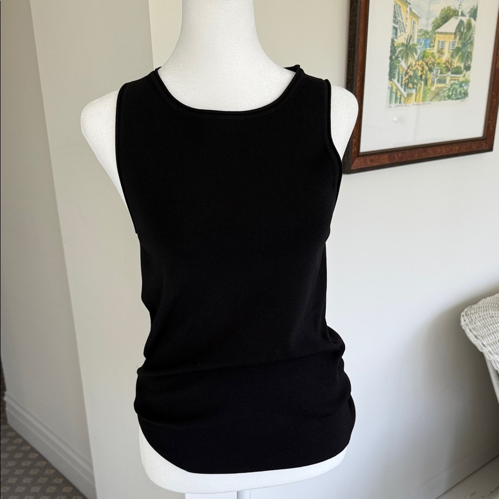COS sleeveless black top